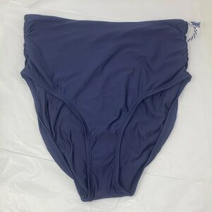 New Sonnet Shores navy blue full coverage swim bottoms briefs size 10